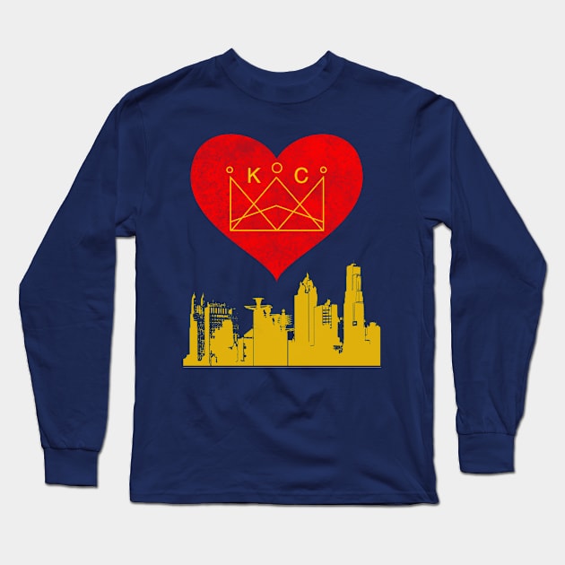 We Love Kansas City 2 Long Sleeve T-Shirt by KC1985